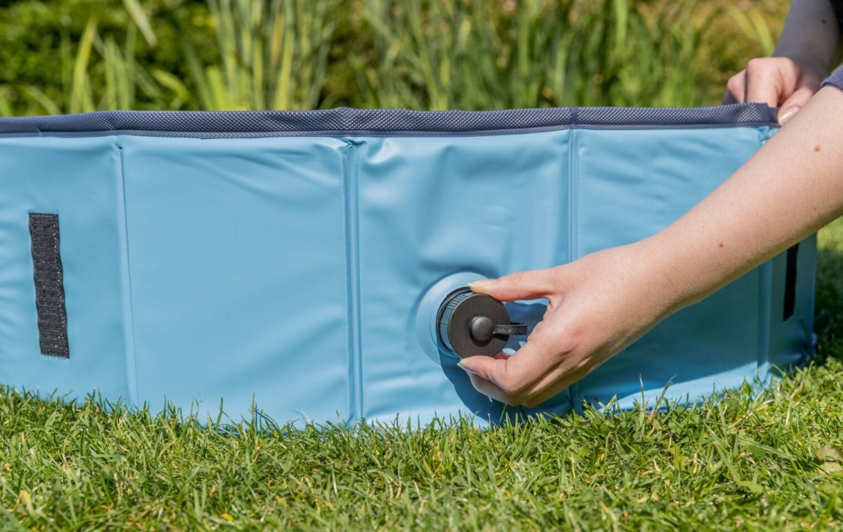 TRIXIE Bazén pro psy 80 x 20 cm světle modrá/modrá