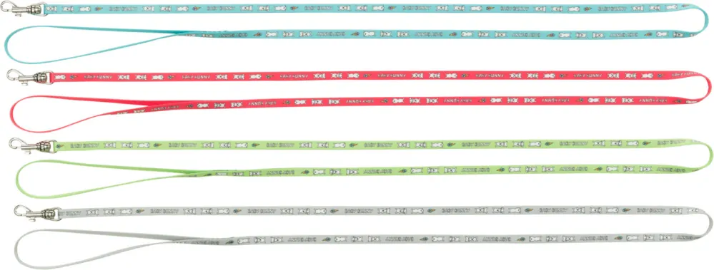 TRIXIE Postroj s vodítkem pro králíka, motiv BABY BUNNY 20-33 cm/8 mm, 1,25m