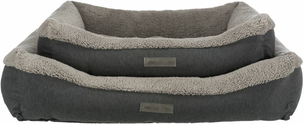 TRIXIE BENDSON Vital pelech s okrajem - tmavošedá/světlešedá 90 x 60cm