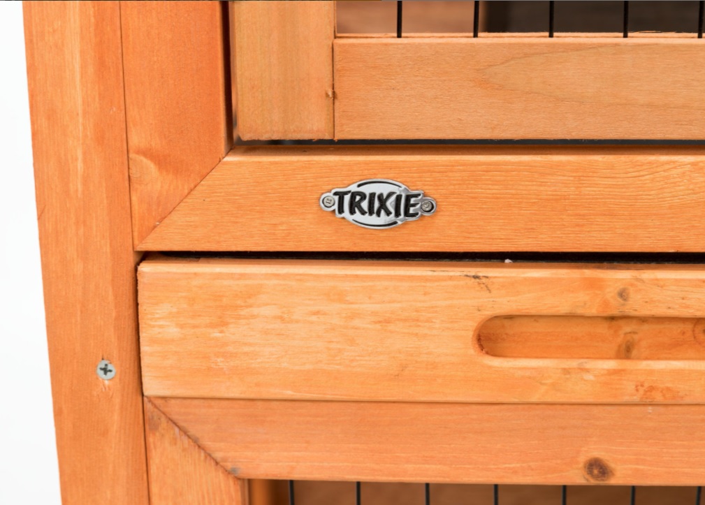 TRIXIE NATURA králíkárna s výběhem 104 x 97 x 52 cm, hnědá