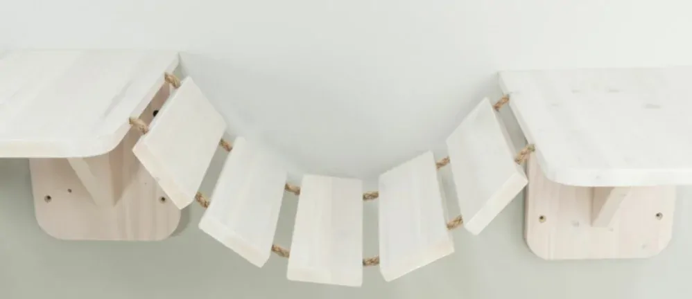 TRIXIE Žebřík - lávka na zeď, 150 x 30 cm, bílá