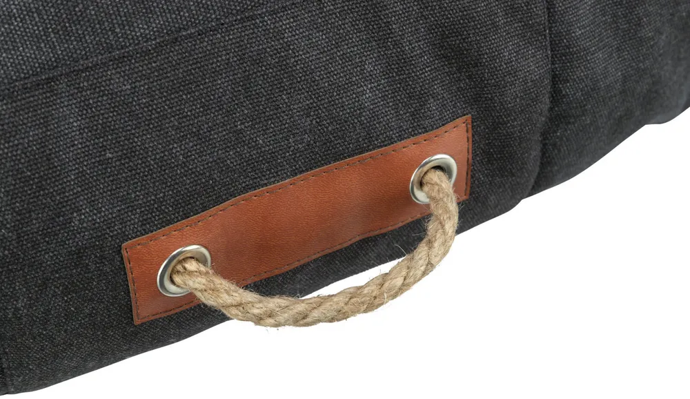 TRIXIE BE NORDIC polštář FÖHR oválný, černá 80 x 60 cm