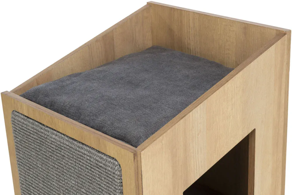 TRIXIE CityStyle škrabadlo TOWER pro kočky, 105 cm, hnědá/šedá