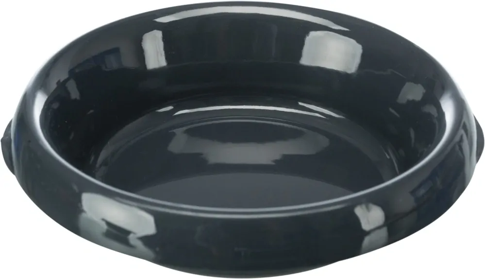 TRIXIE Plastový bar se 2 miskami (0,25 l/ 9cm a 0,3 l/11cm), 46x11x30 cm, šedá/různé