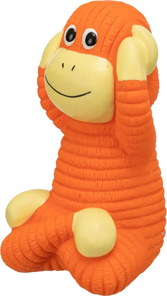 TRIXIE Moudrá opice, hračka se zvukem, 12 cm, plněný latex, 3 varianty