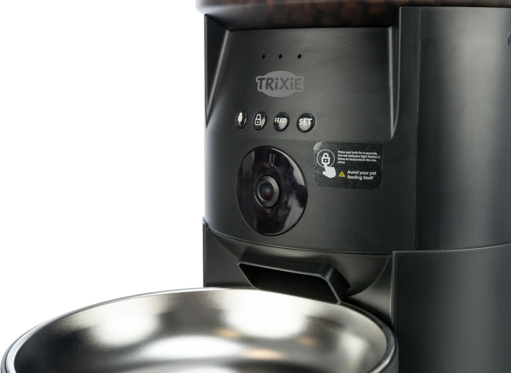 TRIXIE Automatické krmítko TX-C Smart 3.01, 3l/18 x 31 x 18 cm, černá
