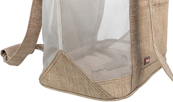 TRIXIE Transportní síťovaná taška MARY, 53 x 30 x 20 cm, nosnost 6 kg, písková