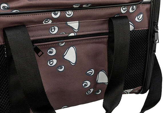 TRIXIE Transportní taška ADRINA, 26 x 27 x 42 cm, do 7 kg, hnědá