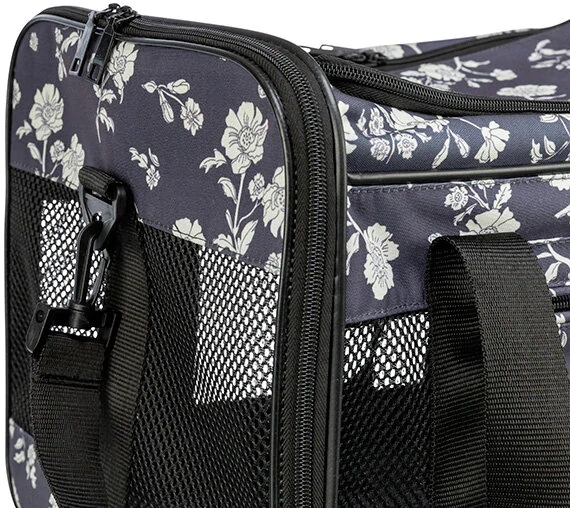 TRIXIE Transportní taška ADRINA, 26 x 27 x 42 cm, do 7 kg, černá