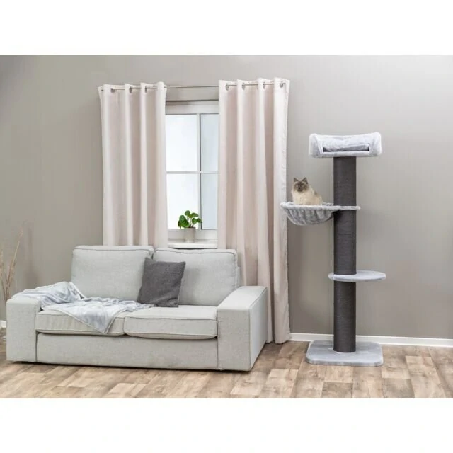 TRIXIE Škrabadlo MAURO XXL, 58 x 58 cm /173 cm, šedá