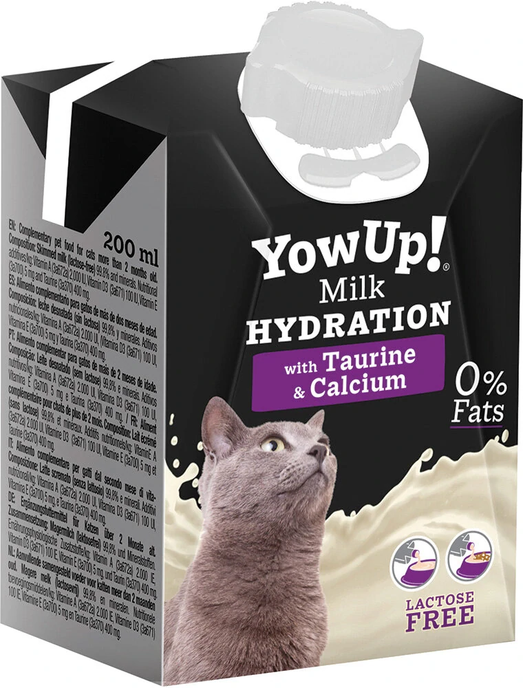 YOWUP Milk Hydratation Cats - mléko pro kočky 200 ml