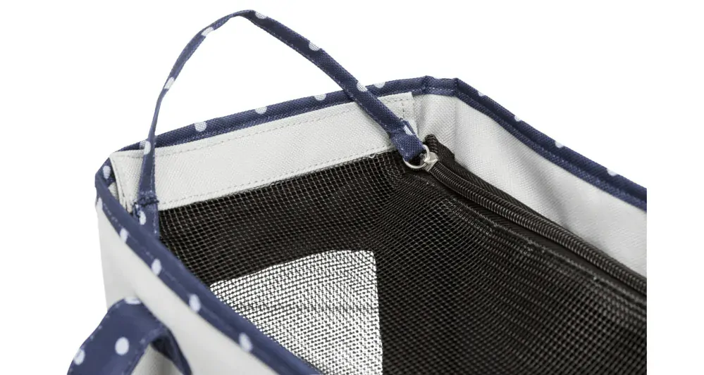 TRIXIE Cestovní taška Bonny 20 x 29 x 40 cm, modro/šedá (max. 5 kg)