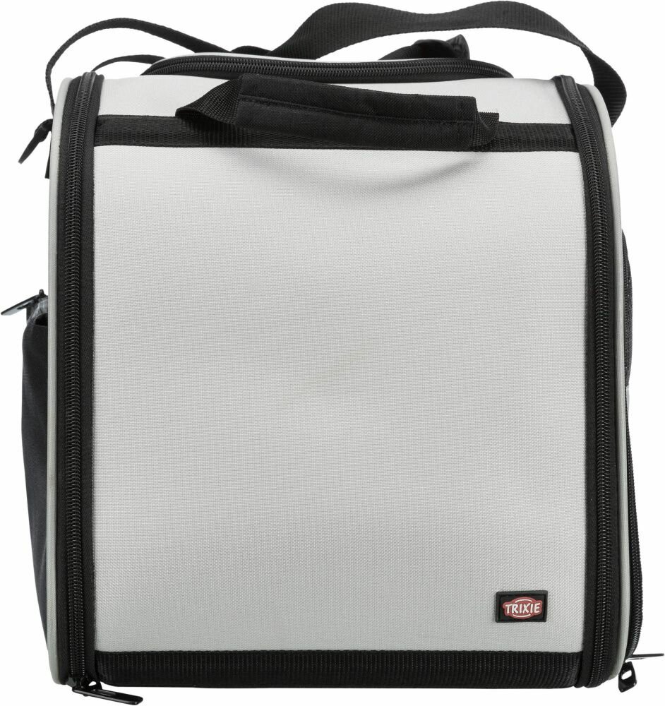 TRIXIE VALERY transportní taška / bouda, 29 x 31 x 49 cm, černá/šedá (max. 9 kg)