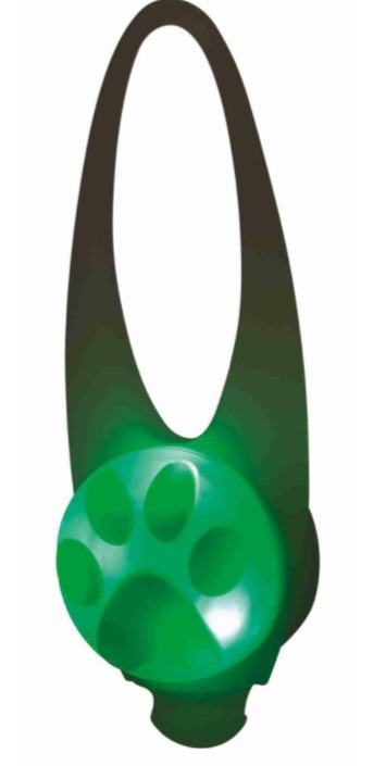 TRIXIE Flasher blikačka pro psy 2,4 cm / 8 cm bílá/barevná tlapka (RP 2,10 Kč)