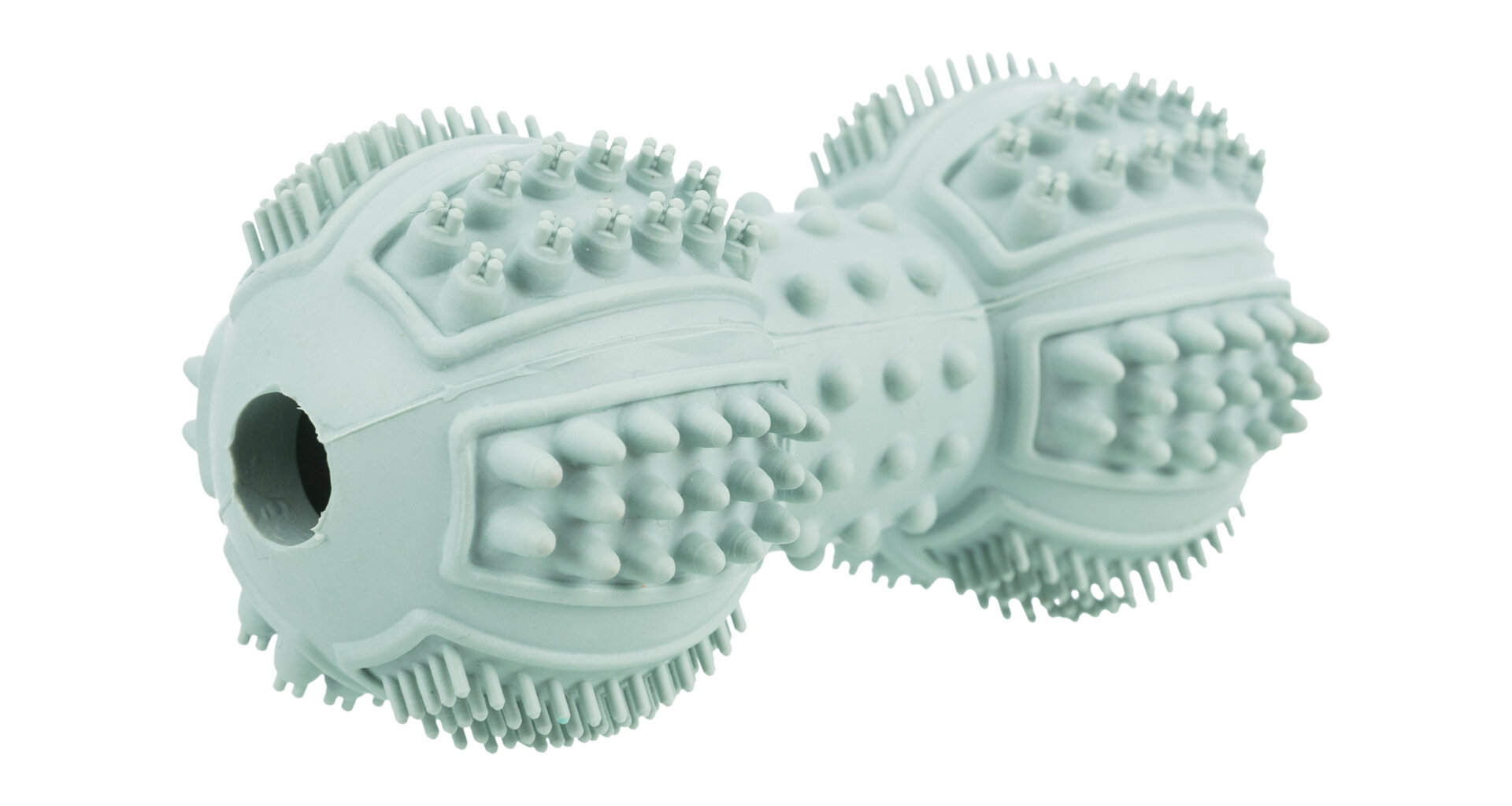 TRIXIE DentaFun činka přírodní tvrdá guma, různobarevná 9 cm