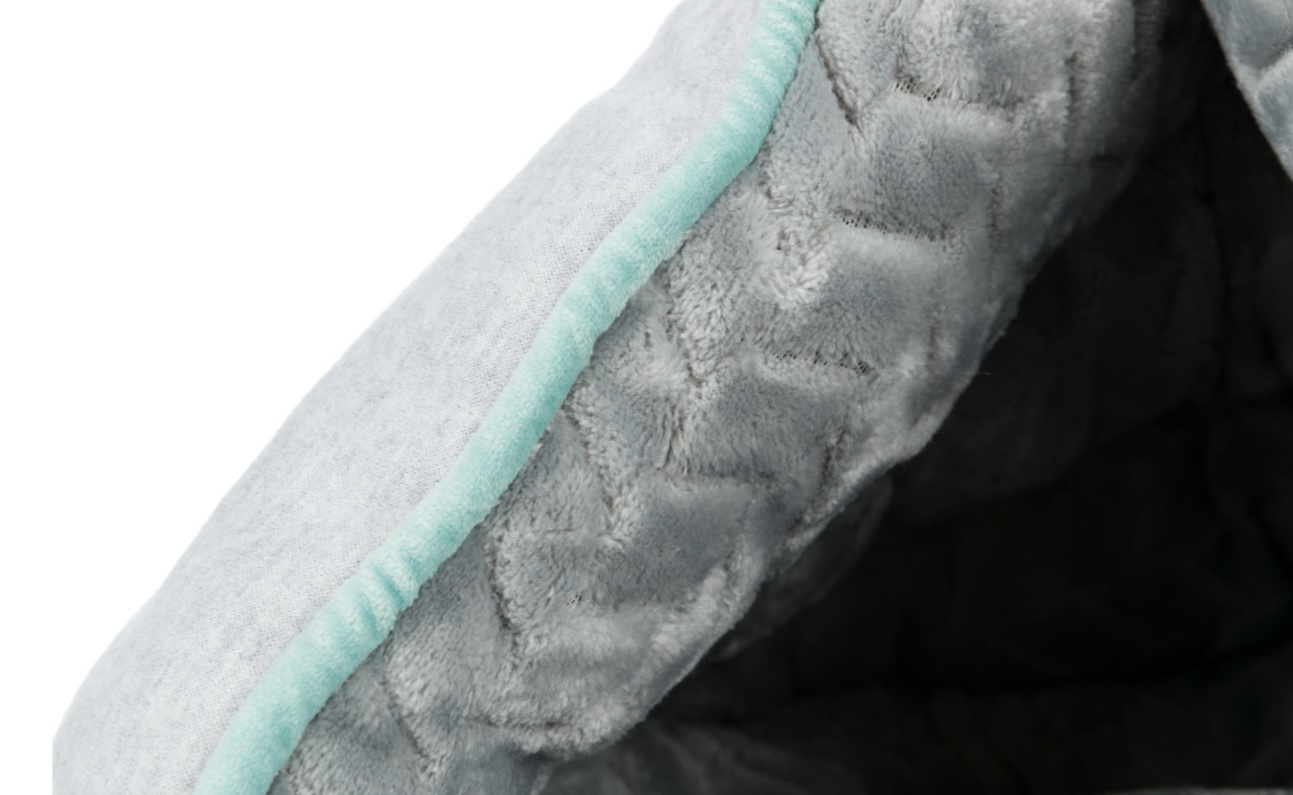 TRIXIE JUNIOR plyšová jeskyně - stan 45 x 30 x 40 cm šedá