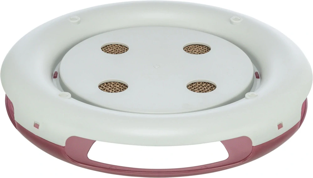 TRIXIE Hračka pro kočku kruh s kuličkou a škrabacím kartonem 37 cm