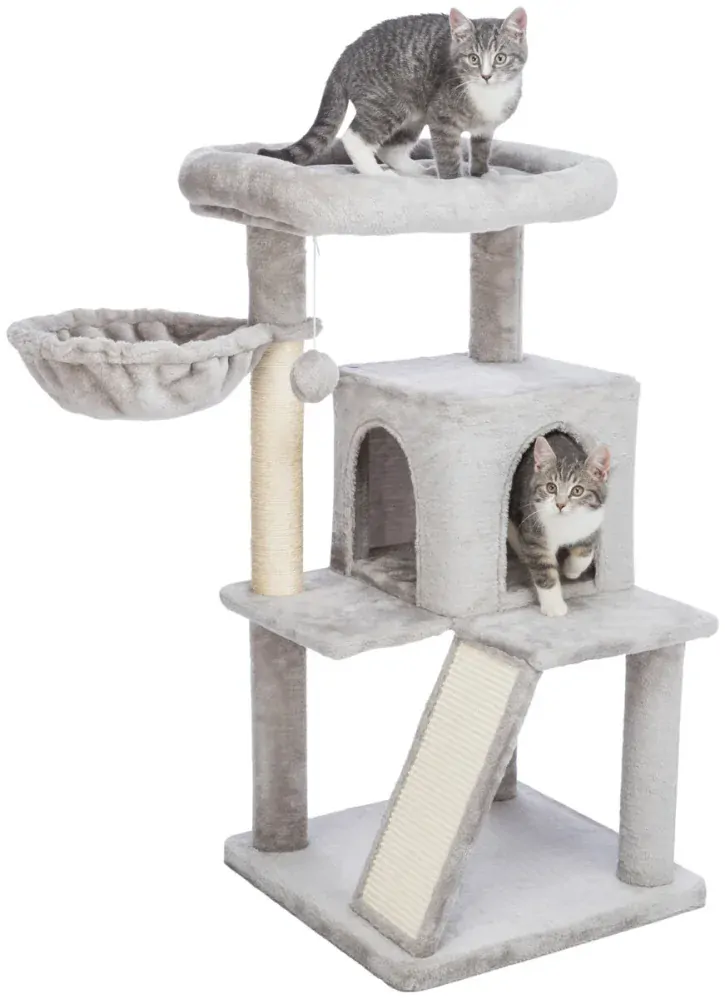 TRIXIE Škrábadlo JUNIOR Pepito 98 cm, šedá