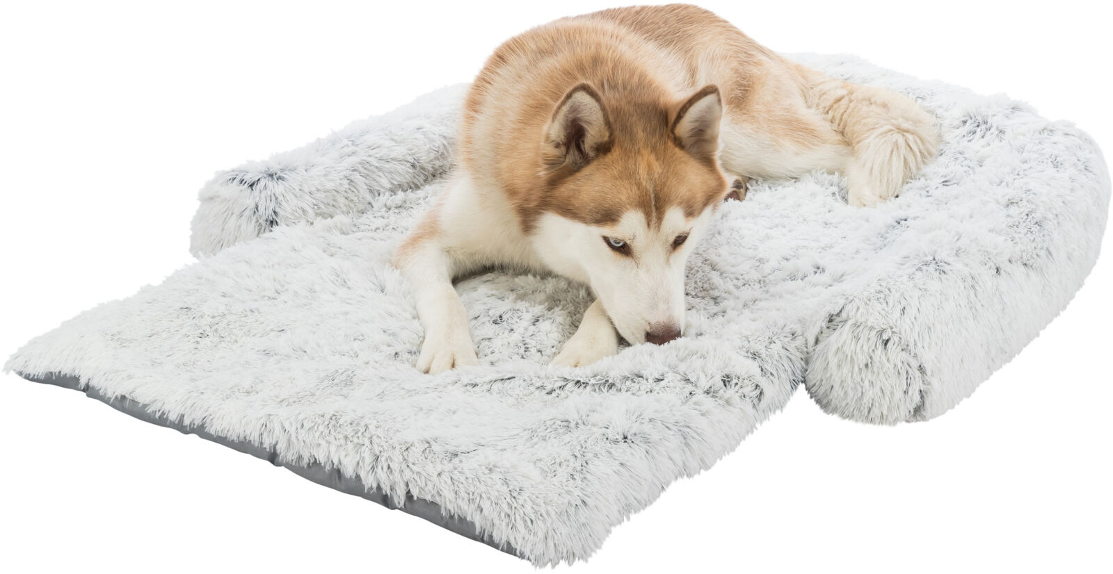 TRIXIE HARVEY, lůžko s funkcí ochrany nábytku, bílá/černá 90 x 90 cm