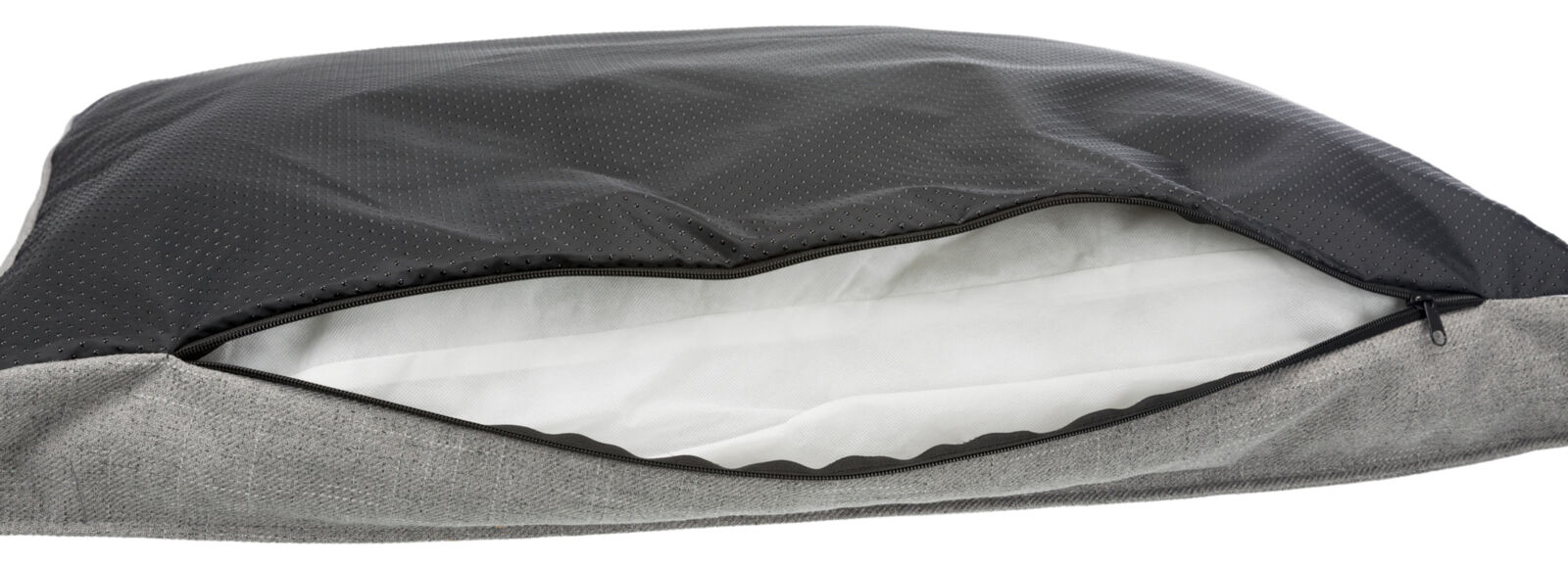 TRIXIE Polštář TALIS obdélník, tkaná látka, šedá 90 x 65 cm