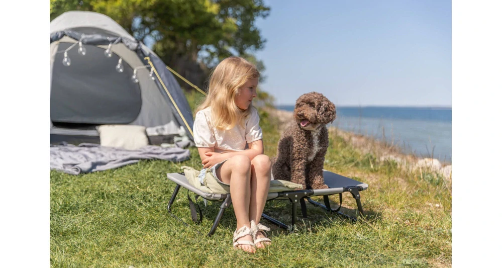 TRIXIE Lehátko se síťkou pro psy, černá/šedá 120 x 19 x 70 cm, do 35 kg