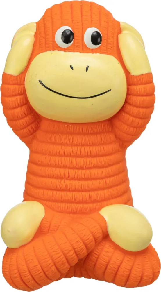 TRIXIE Moudrá opice, hračka se zvukem, 12 cm, plněný latex, 3 varianty