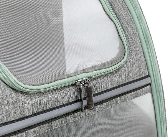 TRIXIE Transportní batoh CHLOE, 39 x 43 x 27 cm, do 8 kg, světlešedá