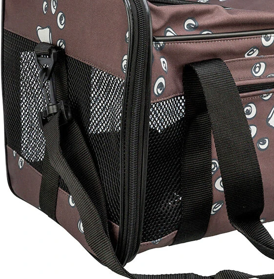 TRIXIE Transportní taška ADRINA, 26 x 27 x 42 cm, do 7 kg, hnědá