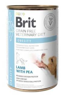 Brit VD Dog GF konz. Obesity 400g