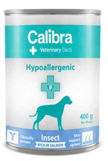 Calibra VD Dog  konz. Hypoallergen. Insect&Salmon 400g