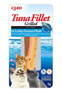 Churu Cat Tuna Fillet in Scallop Flavoured Broth 15g