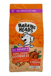 BARKING HEADS All Hounder Bowl Lickin Good Chick 12kg 