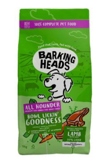 BARKING HEADS All Hounder Bowl Lickin Good Lamb 12kg 