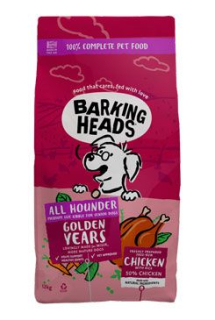 BARKING HEADS All Hounder Golden Years Chicken 12kg 
