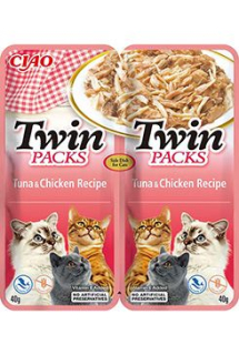 Churu Cat Twin Packs Tuna&Chicken in Broth 80g