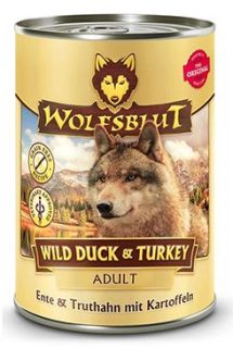 Wolfsblut Dog Adult Wild Duck&Turkey konz. 395g