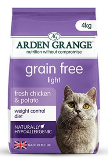 Arden Grange Cat GF Adult Light fresh Chick&Potato 4kg