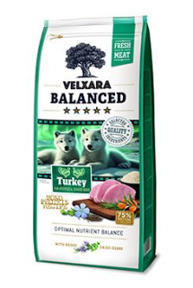 Velxara Balanced FM Dog Puppy&Junior Mon.Turk&Rice12kg