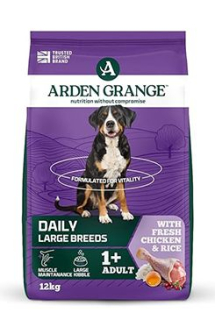 Arden Grange Dog Puppy/Junior Large with Chic&Rice12kg