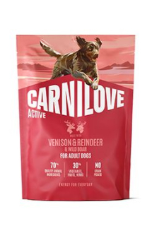 Carnilove Dog Active Dry Venis&Rein&Wild AdultAB 1,5kg