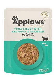 Applaws Cat kapsa Adult Broth tuňák s ančovičkami 70g