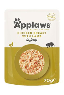Applaws Cat kapsa Adult Jelly kuř.prsa s jehněčím 70g