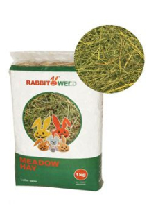 Seno  luční RabbitWeed 1kg 40 l