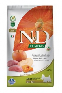 N&D Pumpkin DOG Adult Mini Boar & Apple 7kg