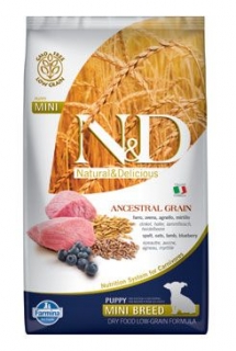 N&D LG DOG Puppy Mini Lamb & Blueberry 2,5kg