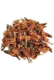 For Dogs and Cats Pochoutka Rybička 6cm omotaná kuřecím masem 250g