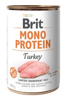 Brit Dog konz Mono  Protein Turkey 400g