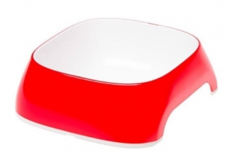 Miska plast GLAM SMALL 0,4l červená FP