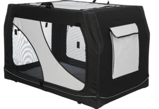 TRIXIE Transportní nylonový box Vario L 99x67x71/61 cm černo-šedý