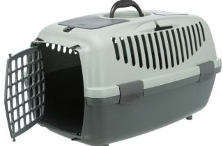 TRIXIE Be Eco Capri 3 transportní box, S: 40 x 38 x 61 cm, antracit/ šedo-zelená (max. 12kg)